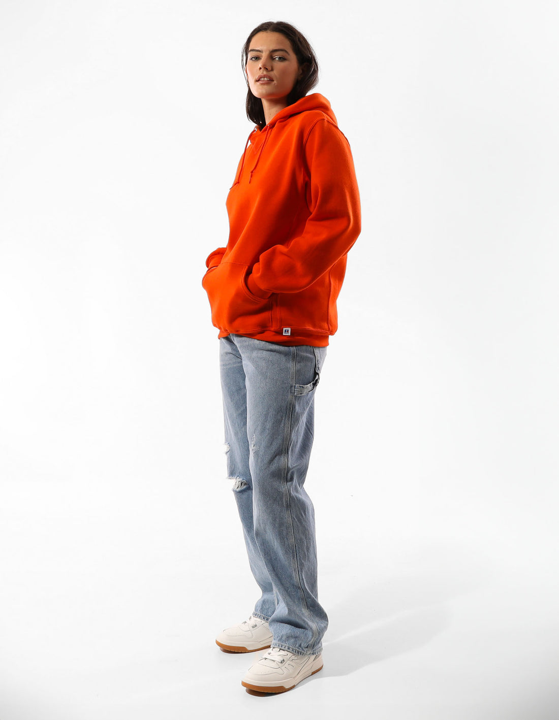 Men Russell Athletic Unisex Dri Hoodie Orange | WKXCRT753