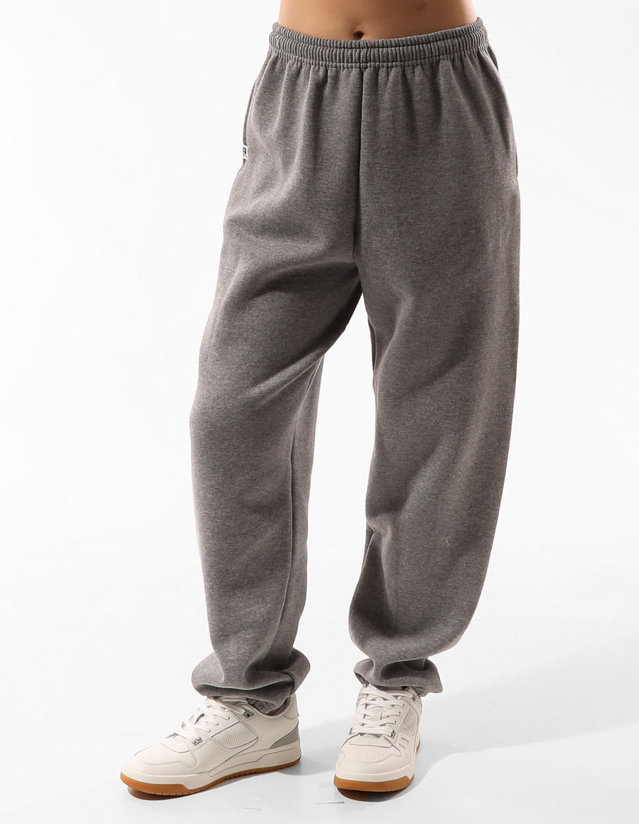 Men Russell Athletic Unisex Dri Track pants Grey | GOQVYT279