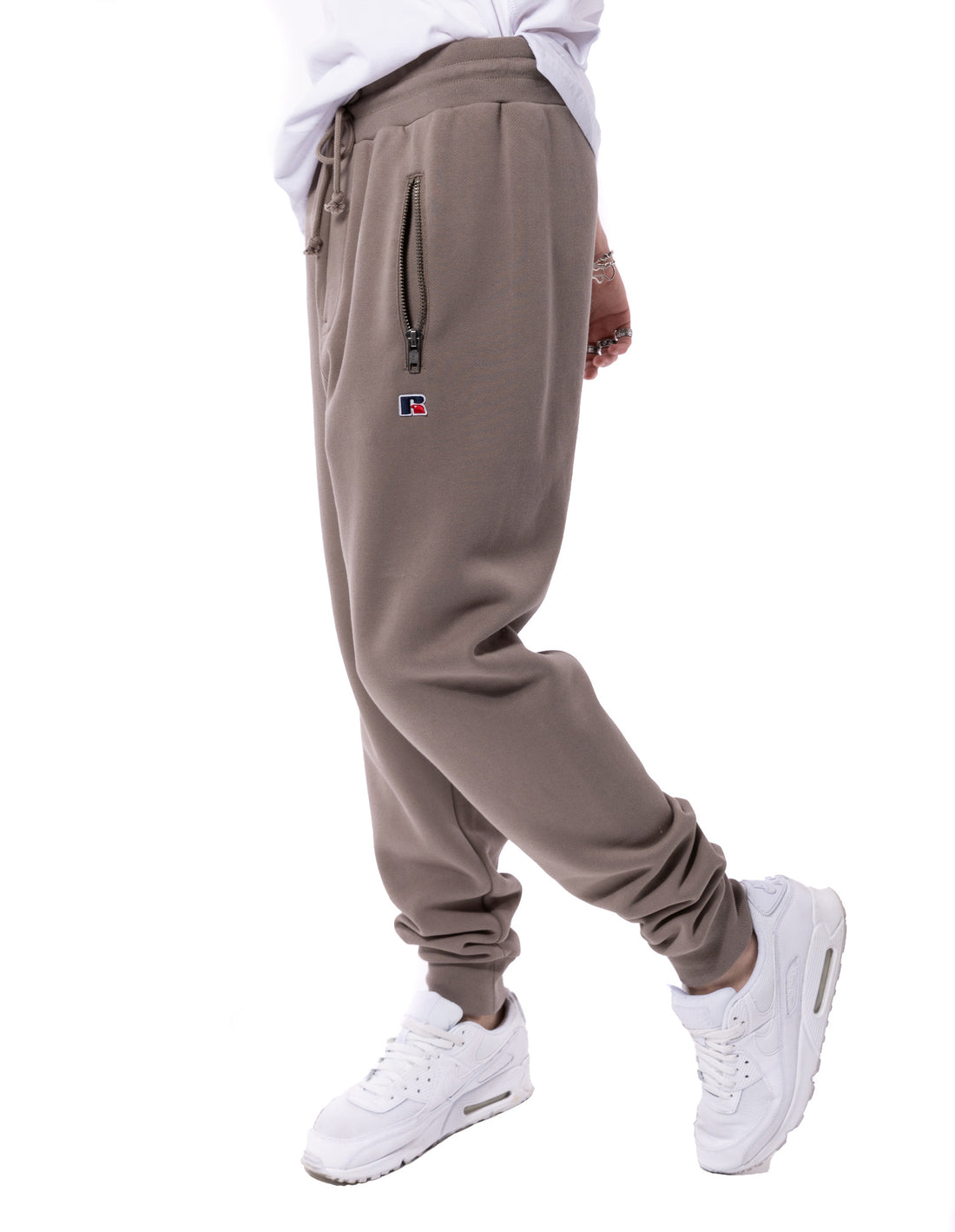 Men Russell Athletic Unisex Jack Track pants Khaki | RIAOVQ612