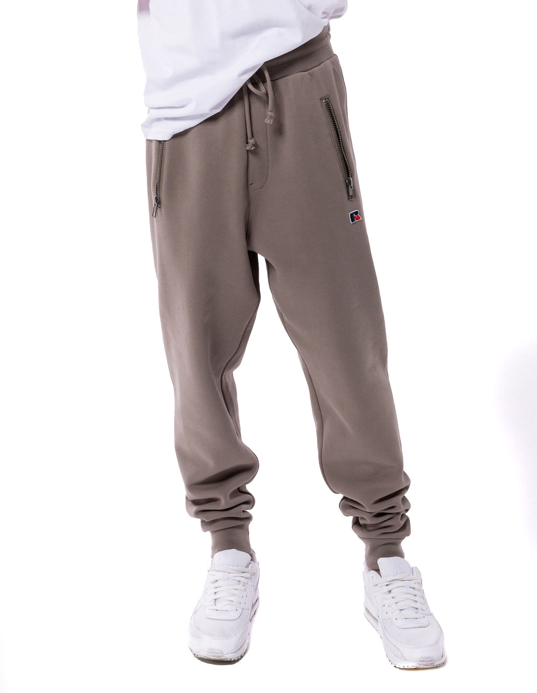 Men Russell Athletic Unisex Jack Track pants Khaki | RIAOVQ612