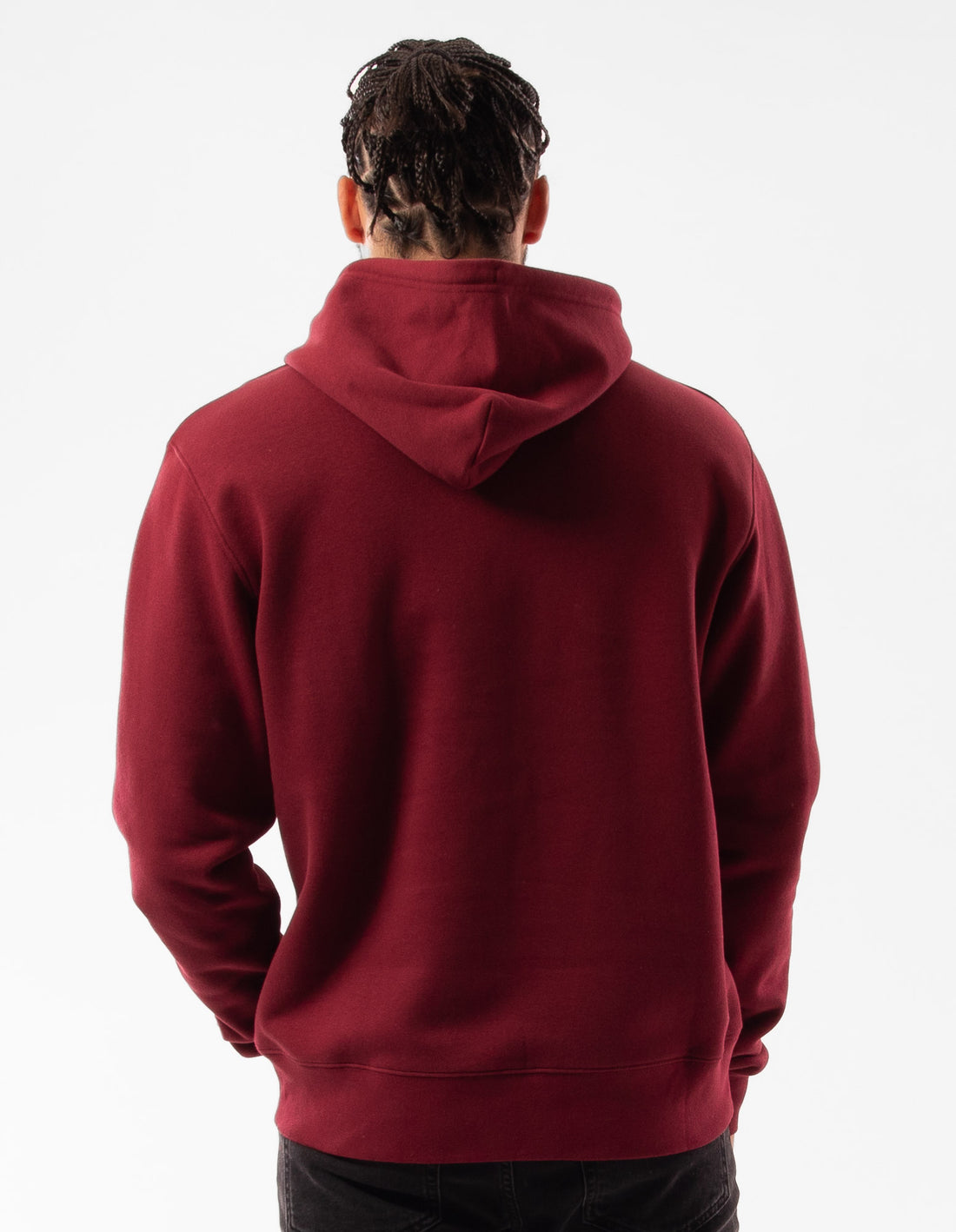 Men Russell Athletic Vortex Hoodie Burgundy | NHGESC024