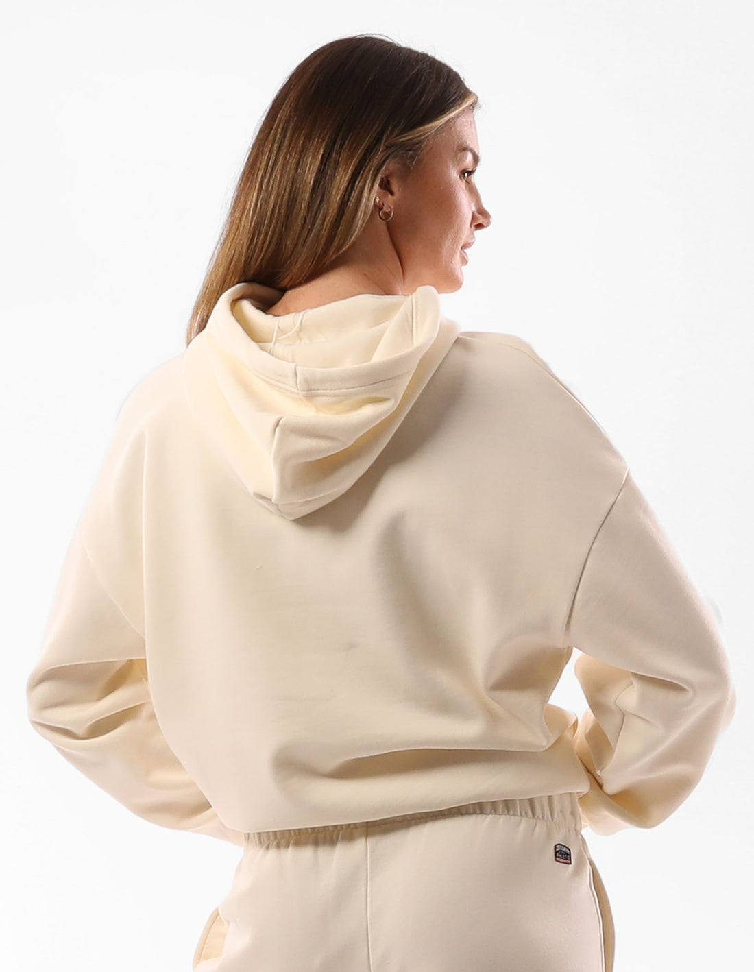 Women Russell Athletic 1902 Oversized Hoodie Beige | NMOFVT273