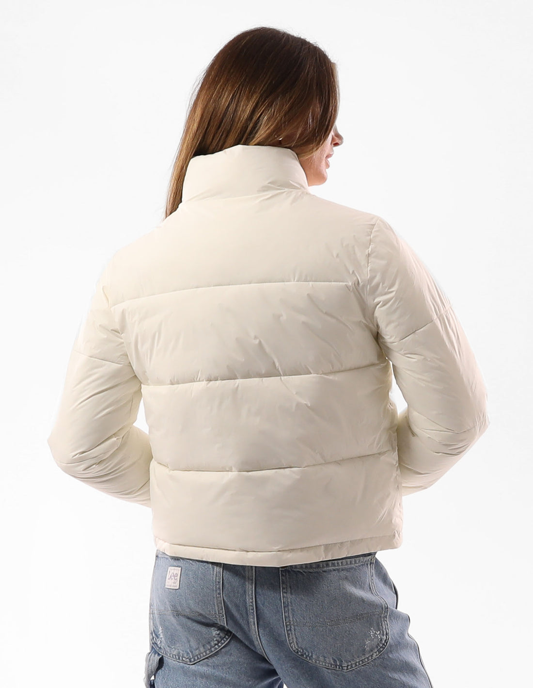 Women Russell Athletic Belle Cropped Jackets Beige | AICYNZ569