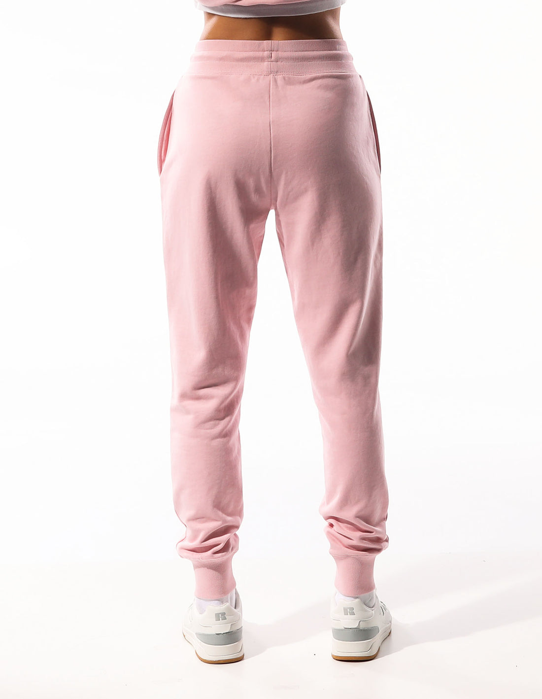 Women Russell Athletic Inlay Logo Unbrushed Track pants Pink | QESTMD450