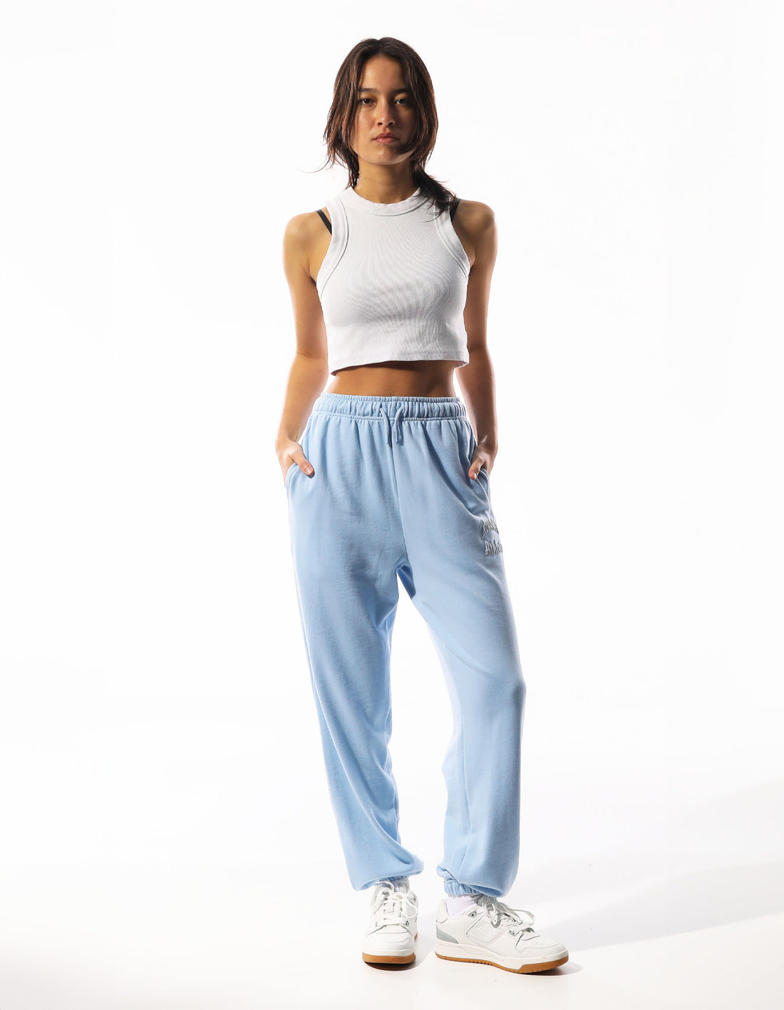 Women Russell Athletic Maplewood Baggy Track pants Blue | XTLCJH856