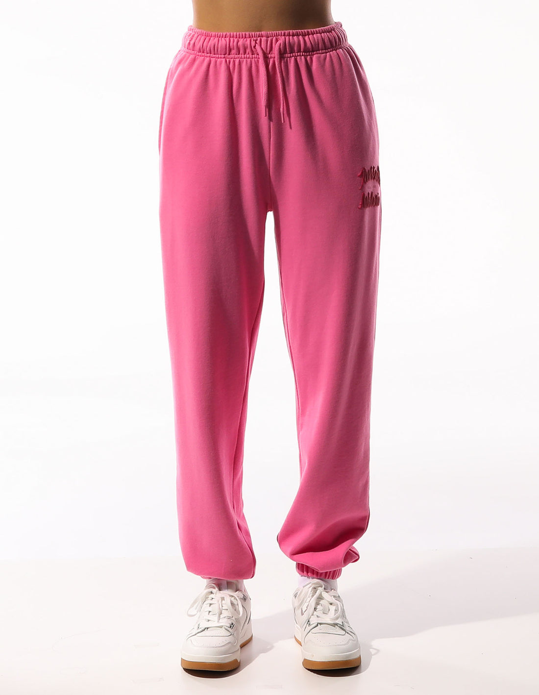 Women Russell Athletic Maplewood Baggy Track pants Pink | QZLRNJ817