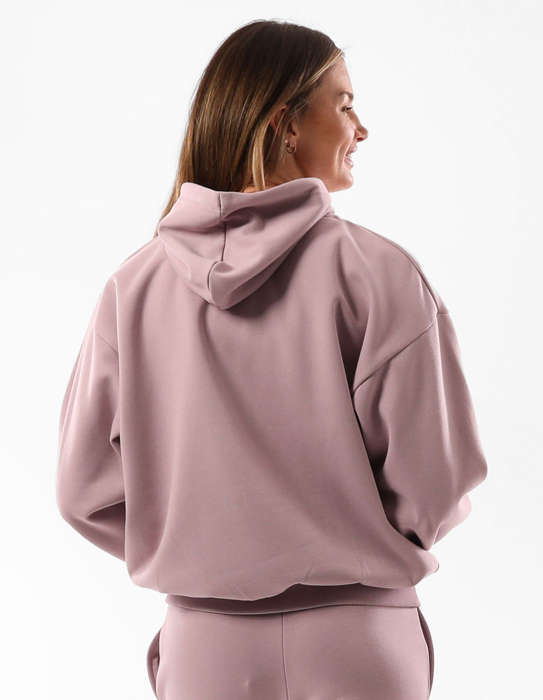 Women Russell Athletic Original Inlay Logo Hoodie Rose Pink | KCLPTR854