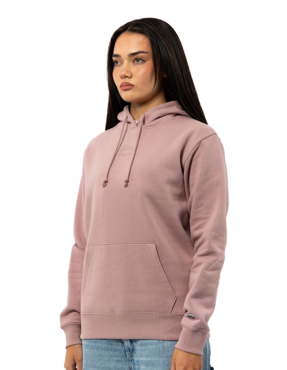 Women Russell Athletic Originals Embriodered Hoodie Rose | LMSHBI692