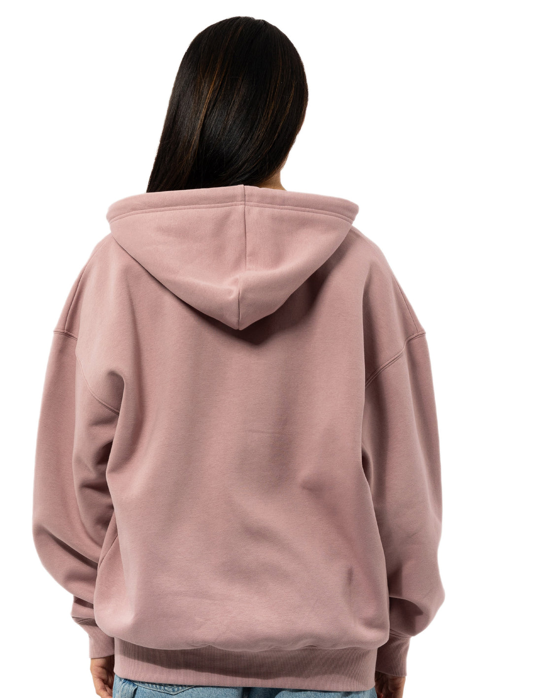 Women Russell Athletic Originals Embroidered Zip Through Hoodie Rose | DQKNXZ285