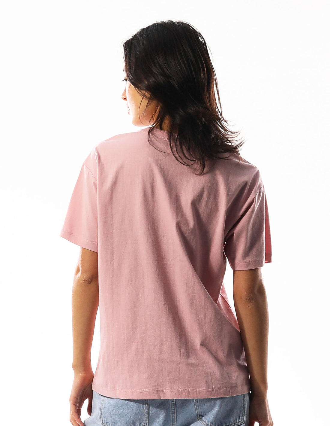 Women Russell Athletic Originals Inlay Logo T Shirts Rose Pink | OYUIPV084