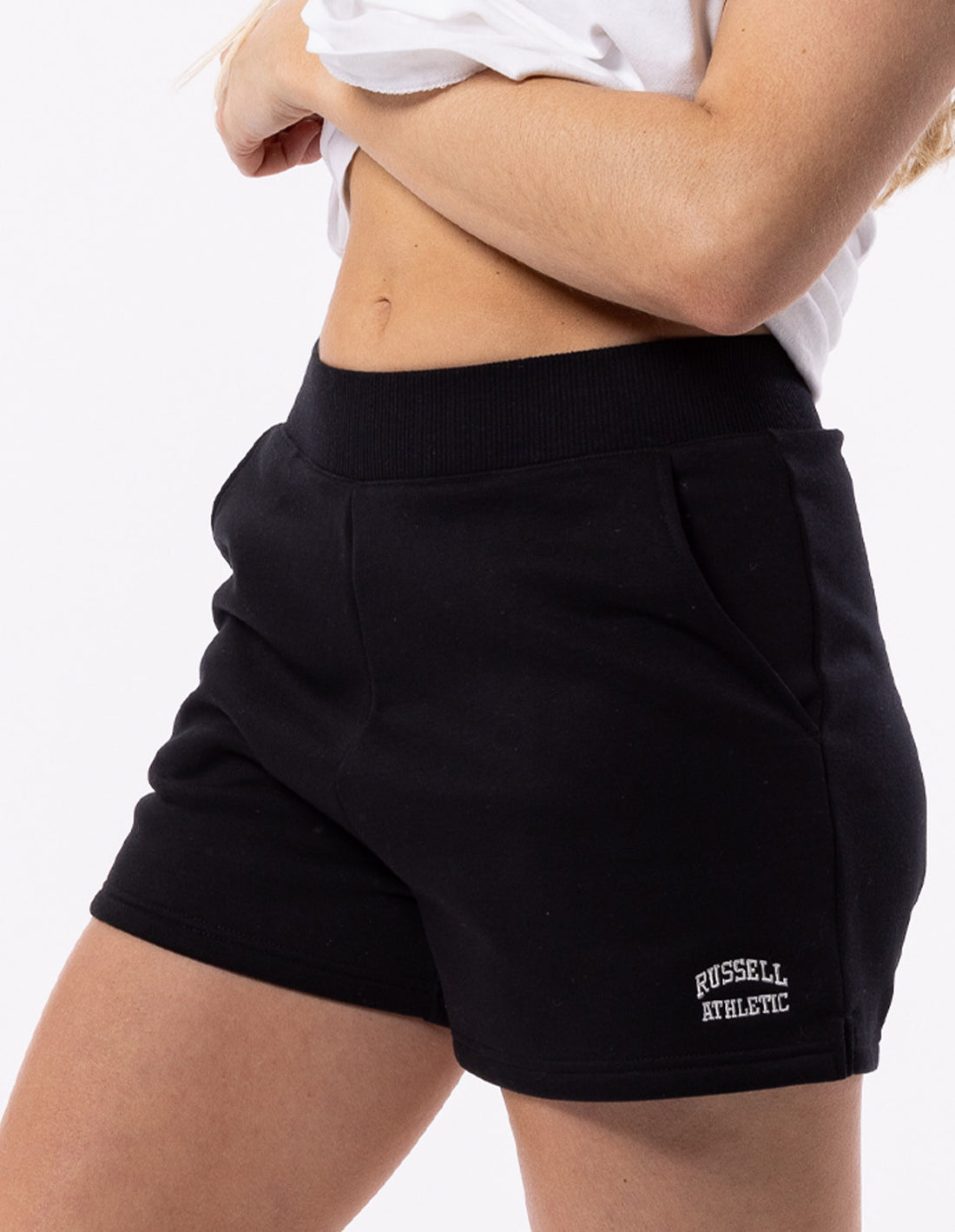 Women Russell Athletic Originals Shorts Black | ENDWPS265