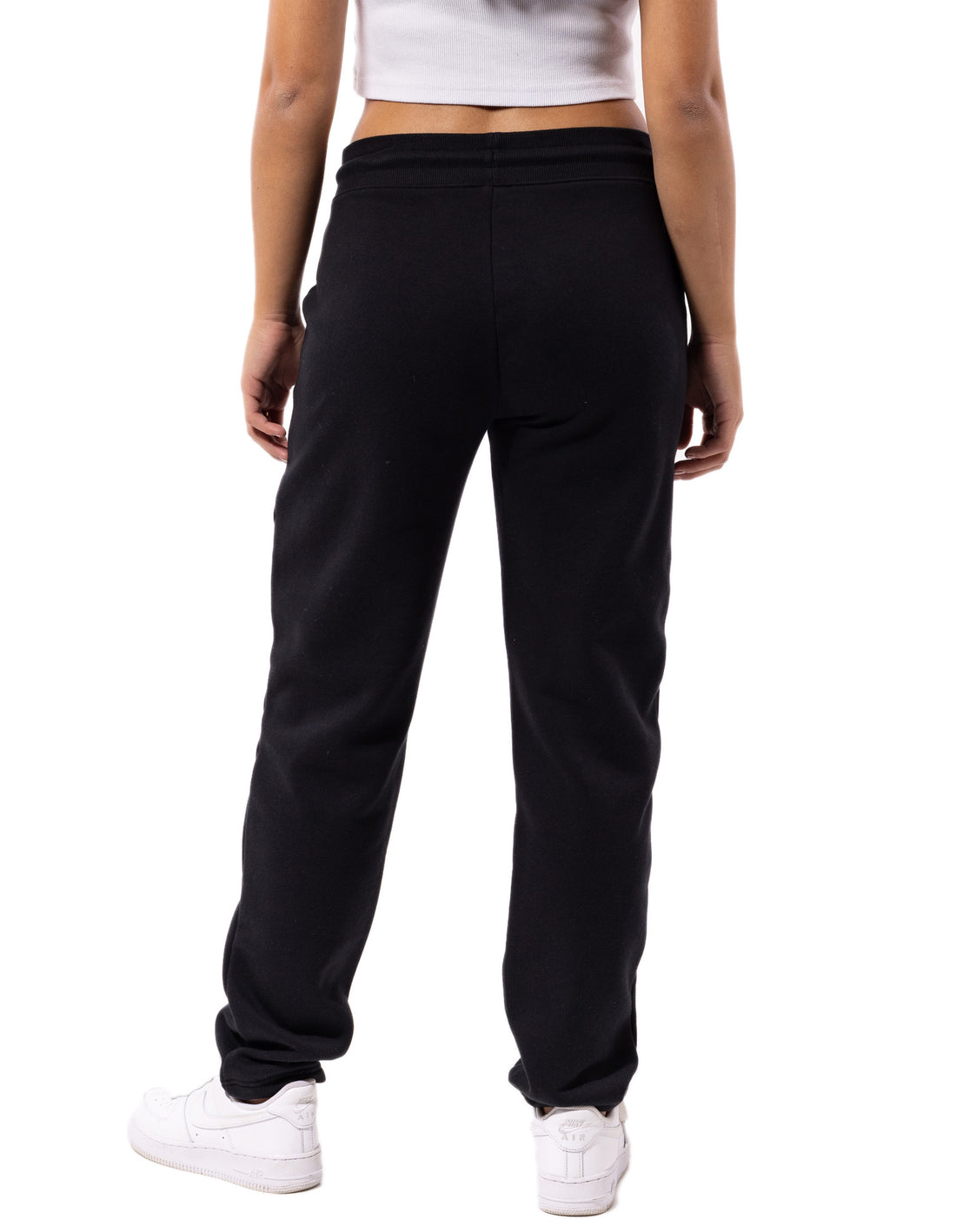 Women Russell Athletic Originals Small Arch Open Leg Track pants Black | VKOHPA684