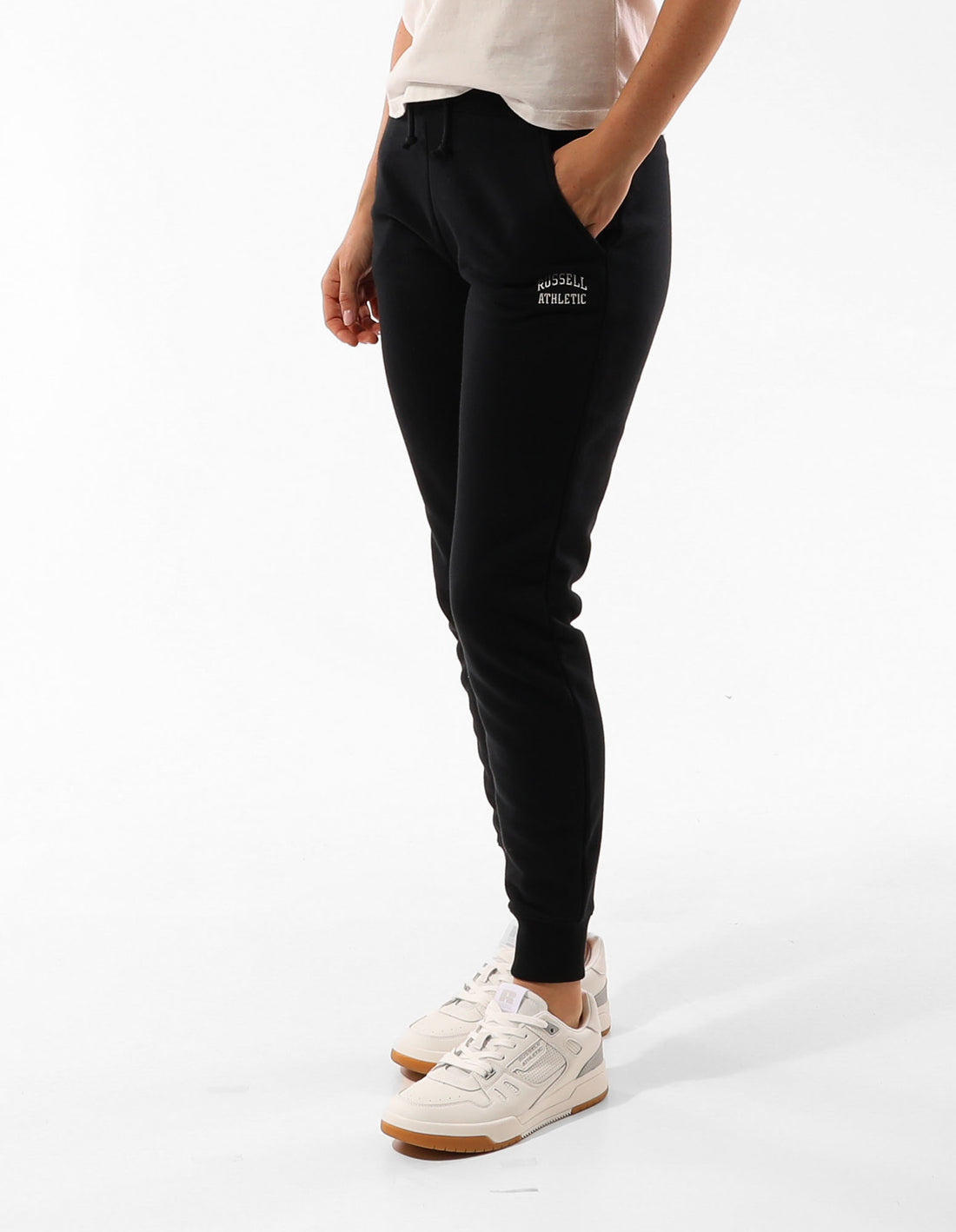 Women Russell Athletic Originals Track pants Black | OENJSU235