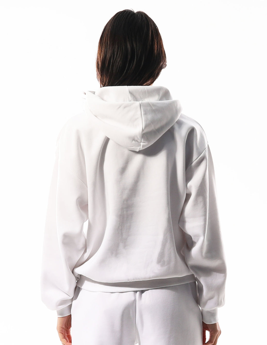 Women Russell Athletic R Logo Hoodie White | QKRZPO025