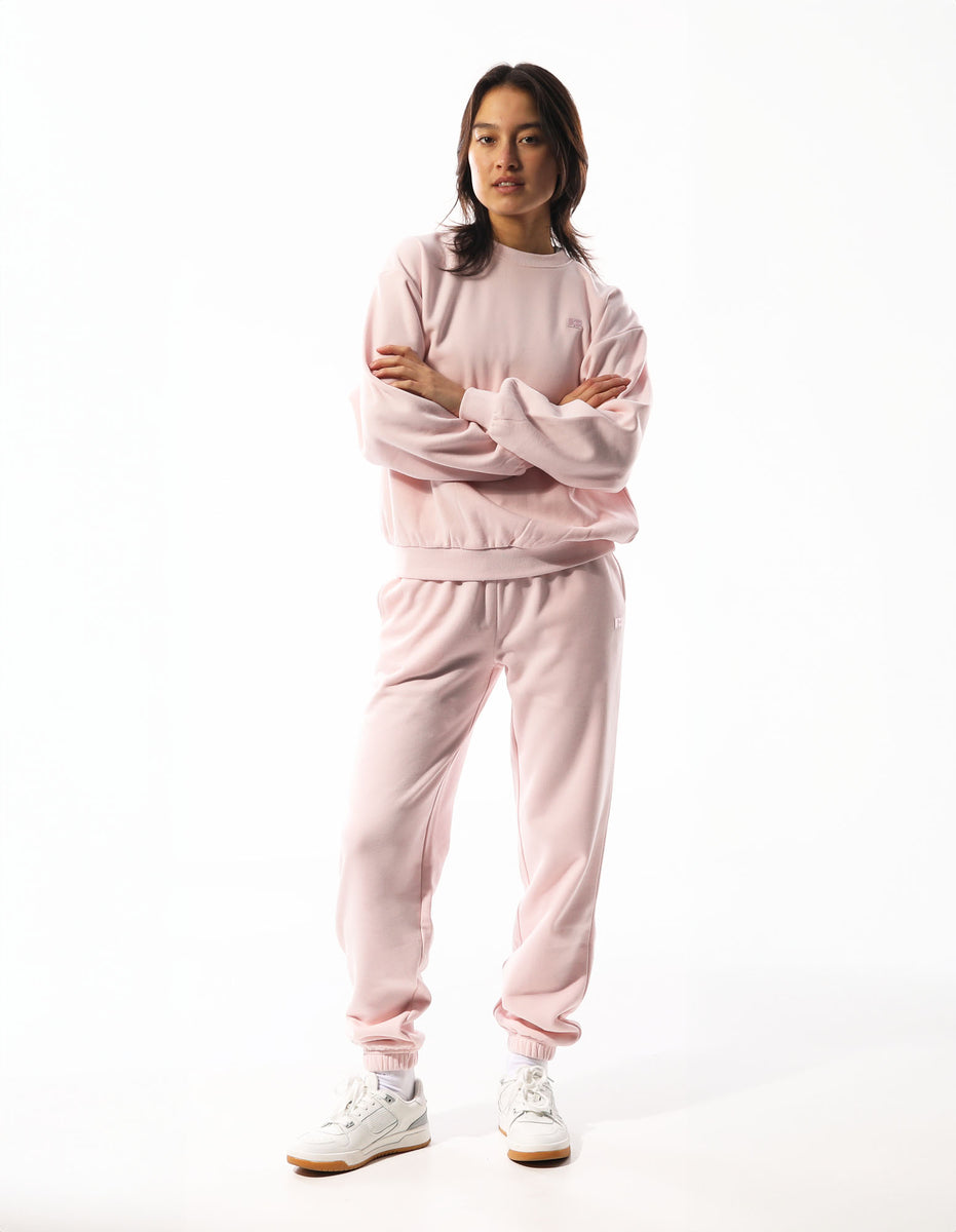 Women Russell Athletic R Logo Track pants Rose Pink | MQESCW123