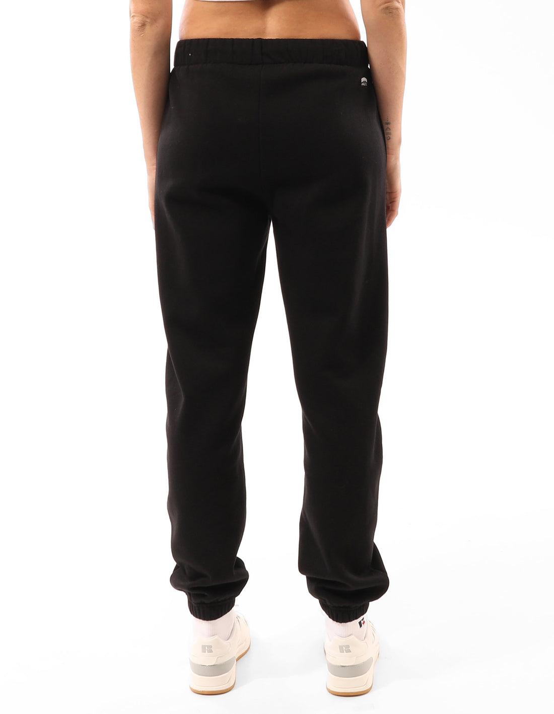 Women Russell Athletic Seattle Arch Baggy Track pants Black | ZRSDTY382