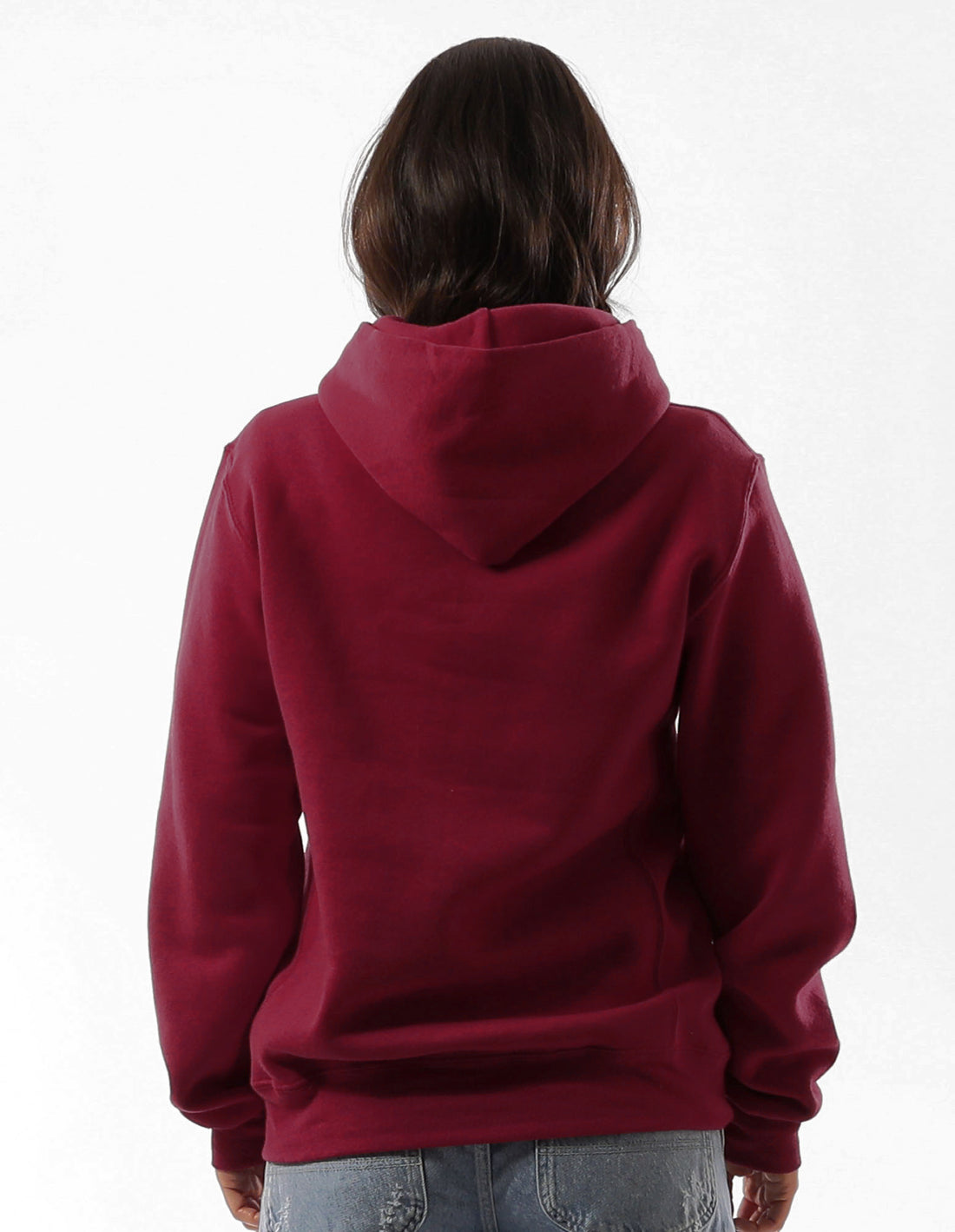 Women Russell Athletic Unisex Dri Hoodie Burgundy | FEMAOC865