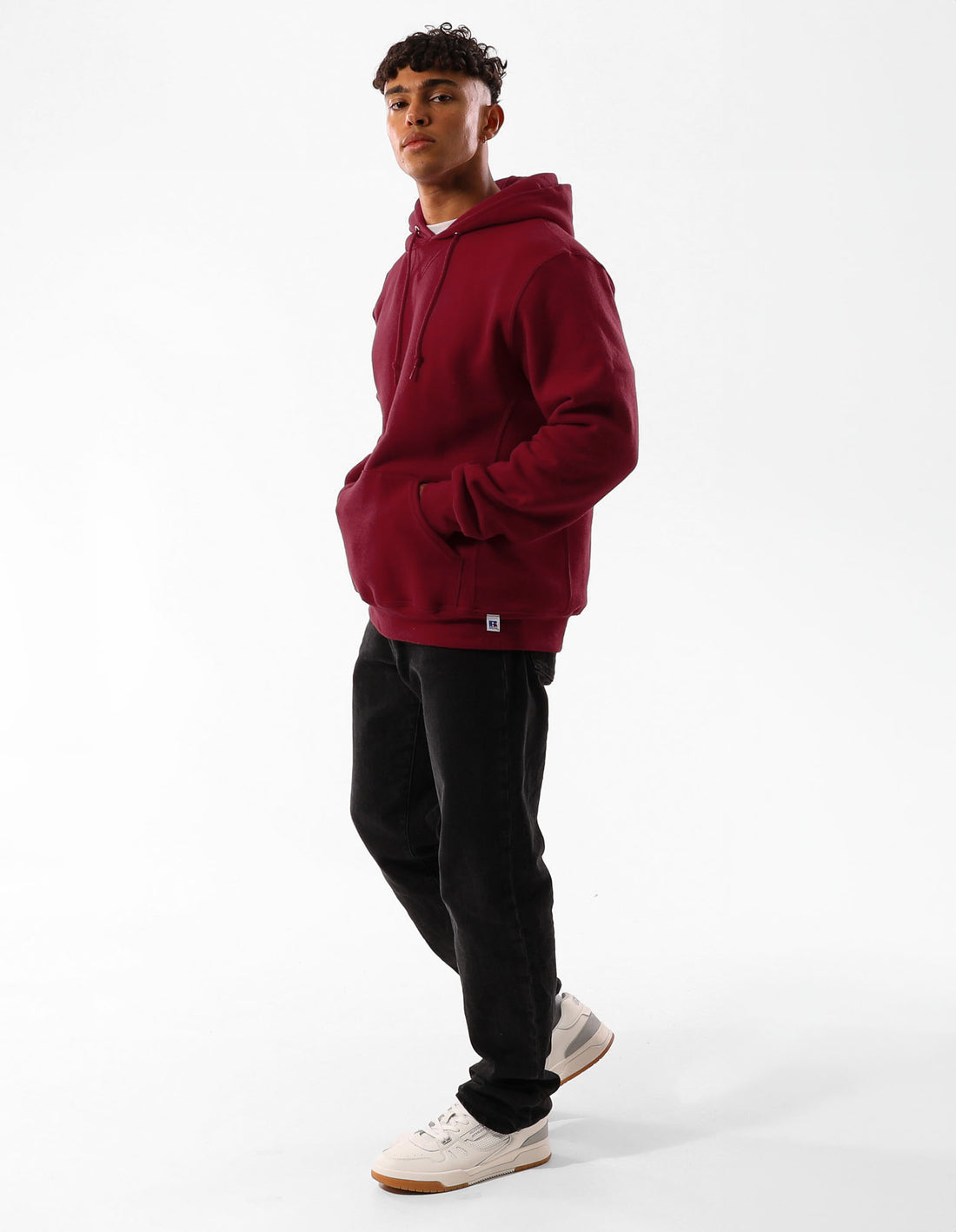 Women Russell Athletic Unisex Dri Hoodie Burgundy | FEMAOC865