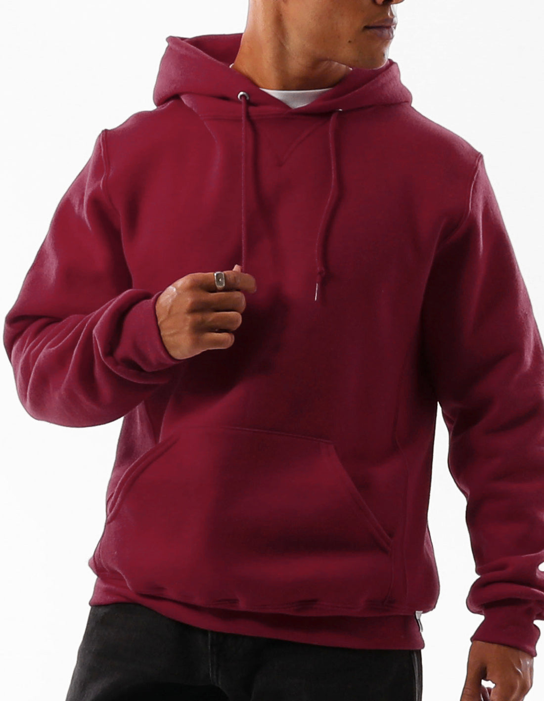 Women Russell Athletic Unisex Dri Hoodie Burgundy | FEMAOC865