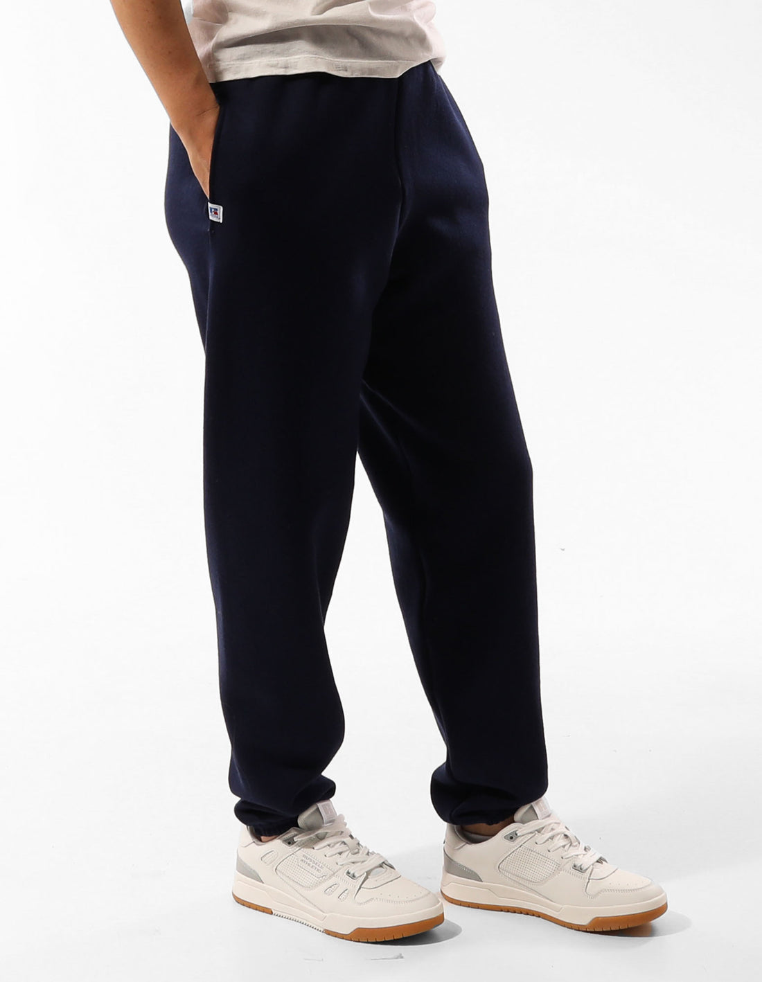 Women Russell Athletic Unisex Dri Track pants Navy | UHOSQN638