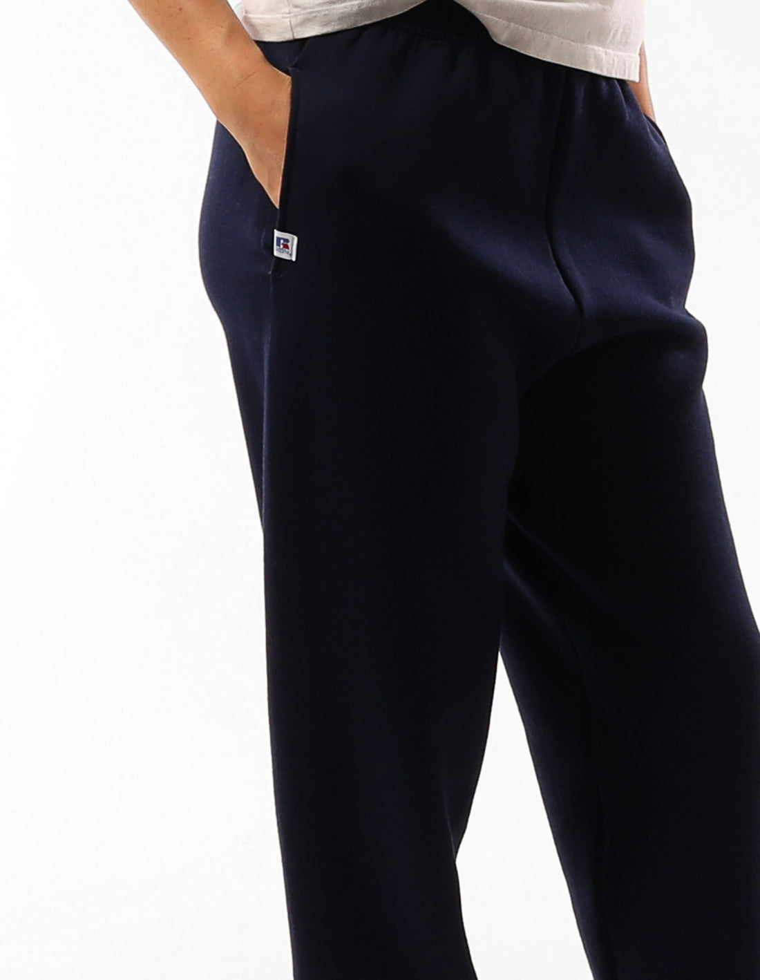 Women Russell Athletic Unisex Dri Track pants Navy | UHOSQN638